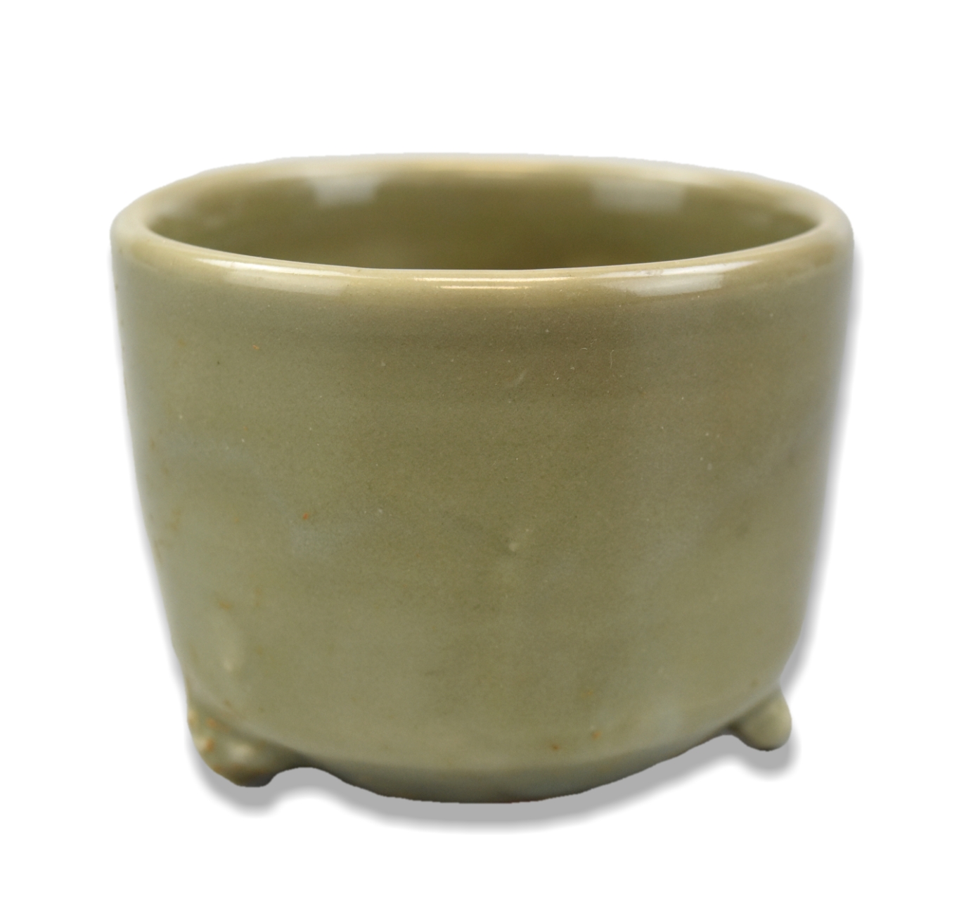 Appraisal: Chinese Yuan Dynasty Longquan ware censer with celadon glaze covering