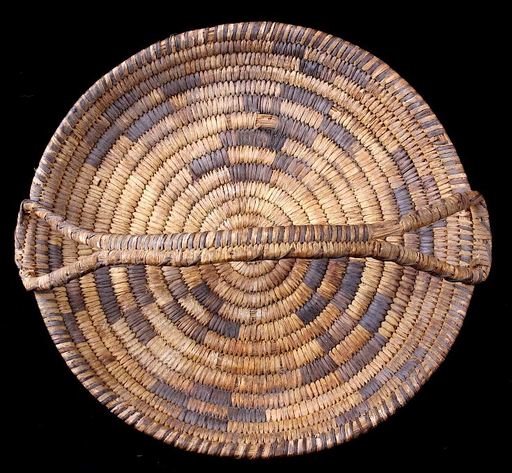 Appraisal: 's Hand Woven Papago Indian Coil Basket Offered for your