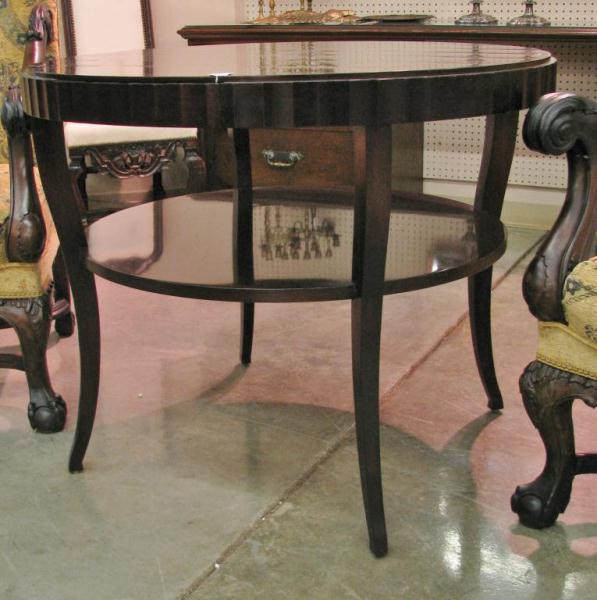 Appraisal: Barbara Barry by Baker Furniture Mahogany Foyer Table with one