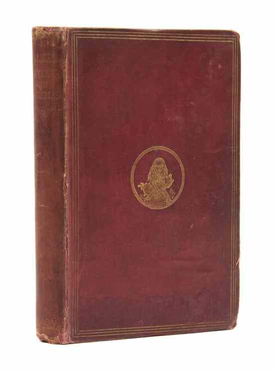 Appraisal: DODGSON CHARLES LUTWIDGE CARROLL LEWIS Alice's Adventures in Wonderland Illustrated