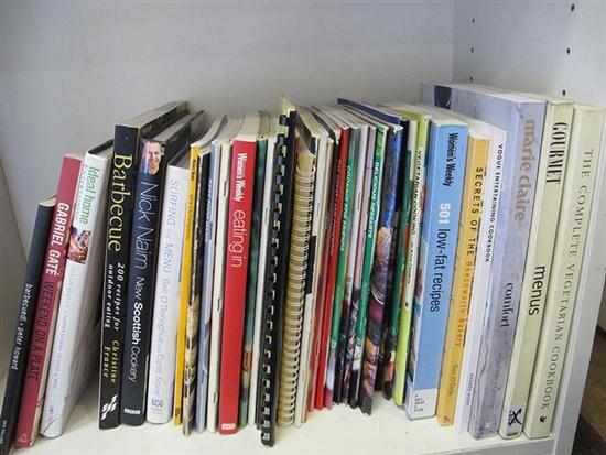 Appraisal: ONE SHELF OF ASSORTED COOK BOOKS INCL NEW SCOTTISH COOKERY