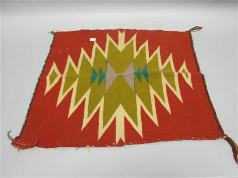 Appraisal: NAVAJO WOVEN BLANKET Purchased 's by Victor De Pauw h