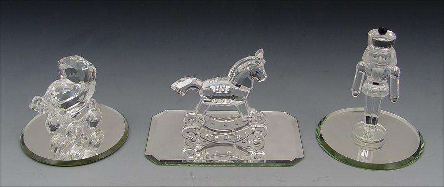 Appraisal: SWAROVSKI CRYSTAL FIGURES ''When We Were Young'' - Rocking Horse