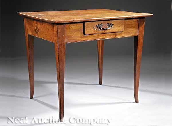 Appraisal: A Federal Walnut Work Table late th early th c