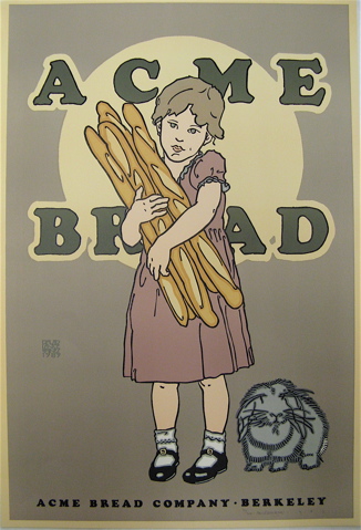 Appraisal: DAVID LANCE GOINES COLOR LITHOGRAPHIC POSTER California born titled Acme