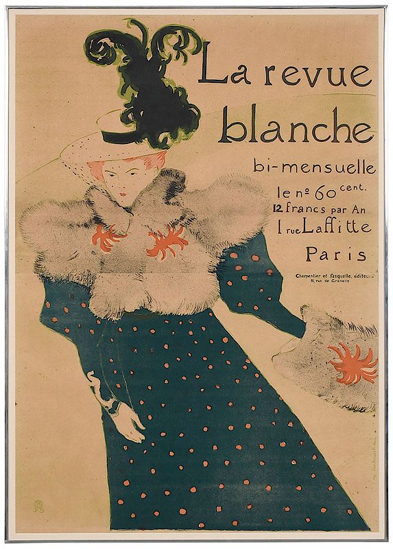 Appraisal: Henri de Toulouse-Lautrec French - La revue blanche W P