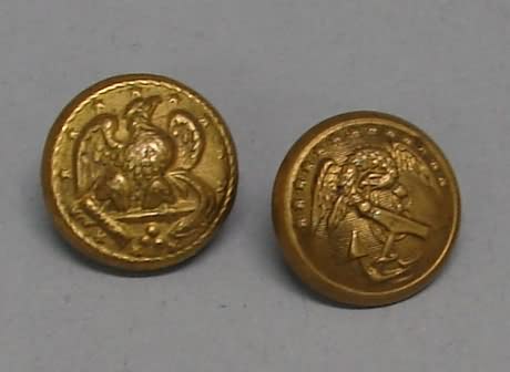 Appraisal: Pair of buttons Marine Corps coat button two piece Backmark