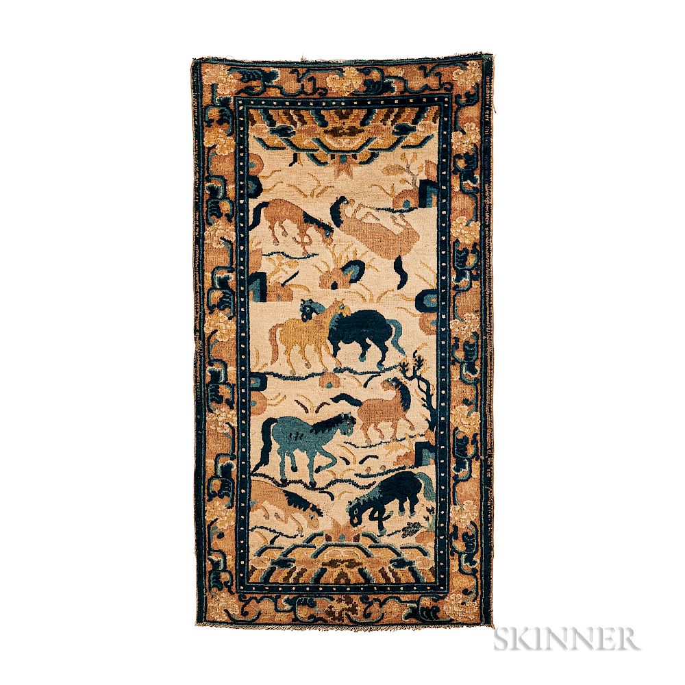 Appraisal: Ningsha Rug Ningsha Rug western China early th century ft