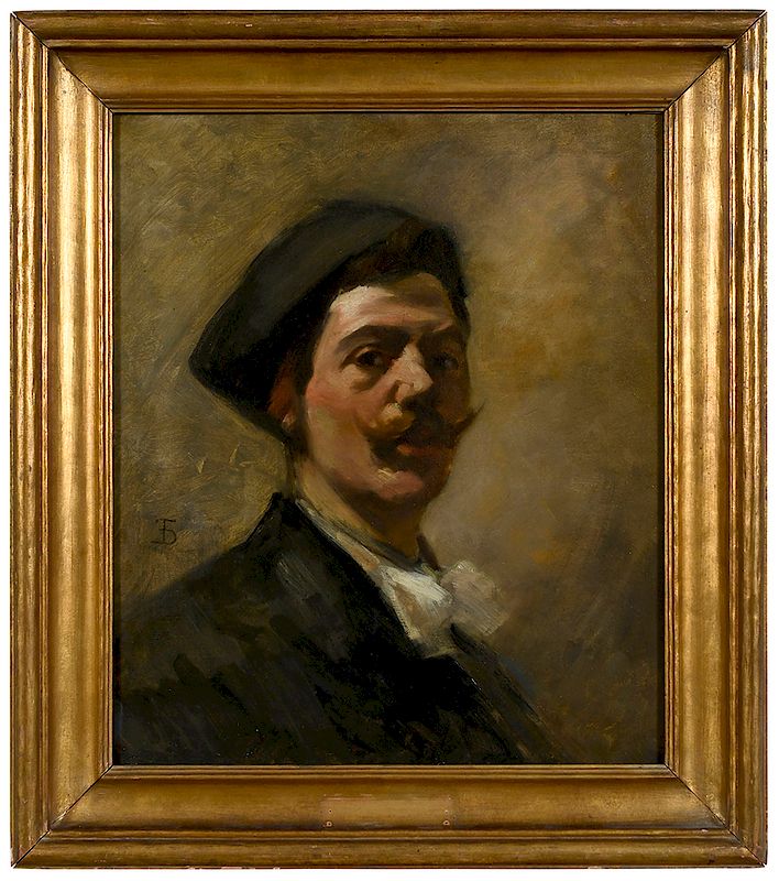 Appraisal: Frank Duveneck Kentucky Ohio - Portrait of an Artist said