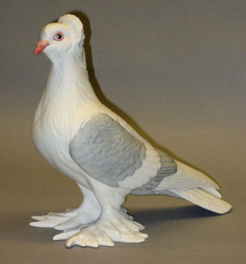 Appraisal: Two Boehm porcelain tumbler pigeon figures h