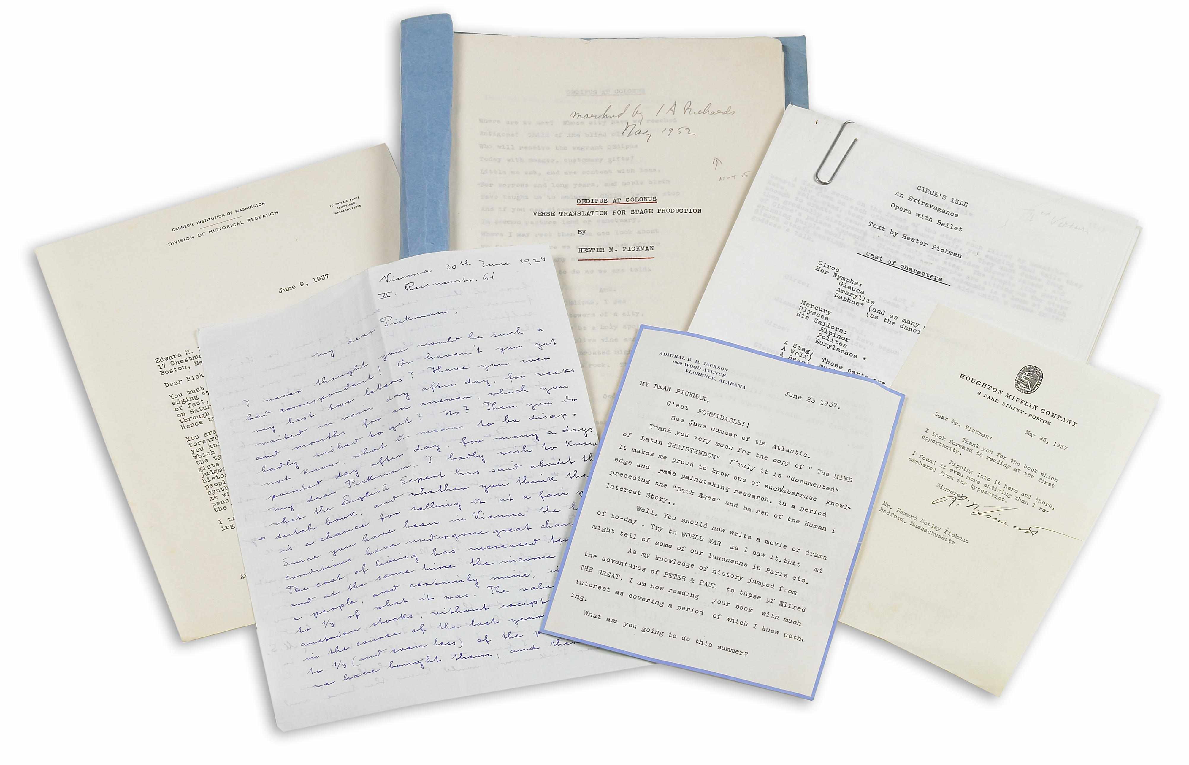 Appraisal: Property of Serendipity Books CHANLER PICKMAN FAMILY ARCHIVE A large