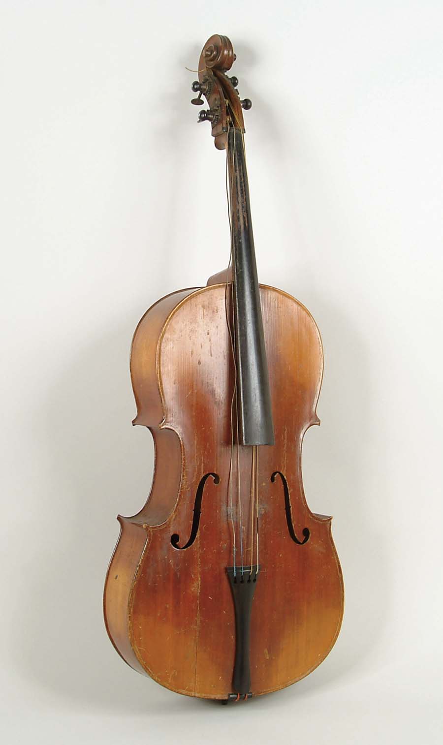 Appraisal: OLD CELLO Standard form with nicely carved scroll neck having