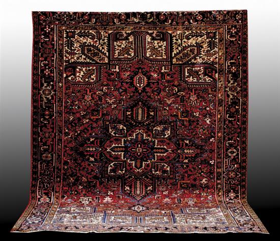 Appraisal: Persian Heriz carpet ' x '