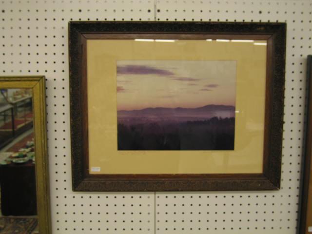 Appraisal: Photograph Dawn Over the White Mountains from Danville VT artist