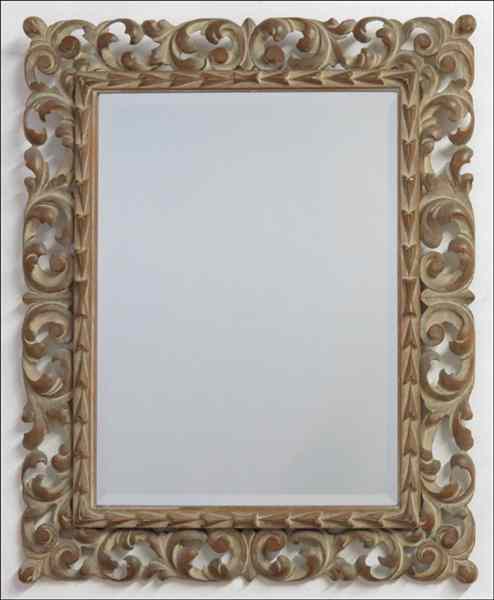 Appraisal: CARVED PINE MIRROR '' x '' Condition No Specific Condition