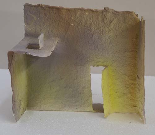 Appraisal: Paper Clay Study for Structure Ceramic on Ceramic Caplan Jerry