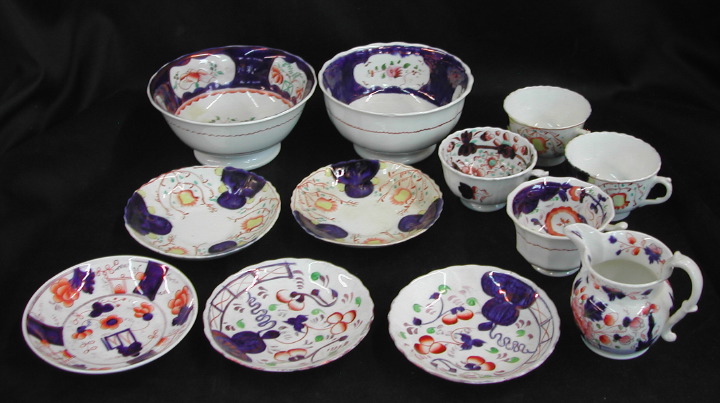 Appraisal: Group of Twelve Porcelain Cups and Saucers second quarter th