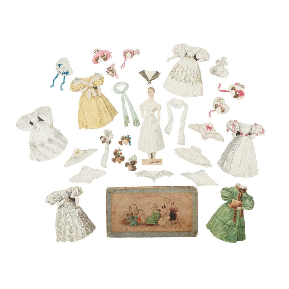 Appraisal: FRENCH PAPER DOLL 'LA TROUSSEAU DE LA POUPEE' CIRCA the