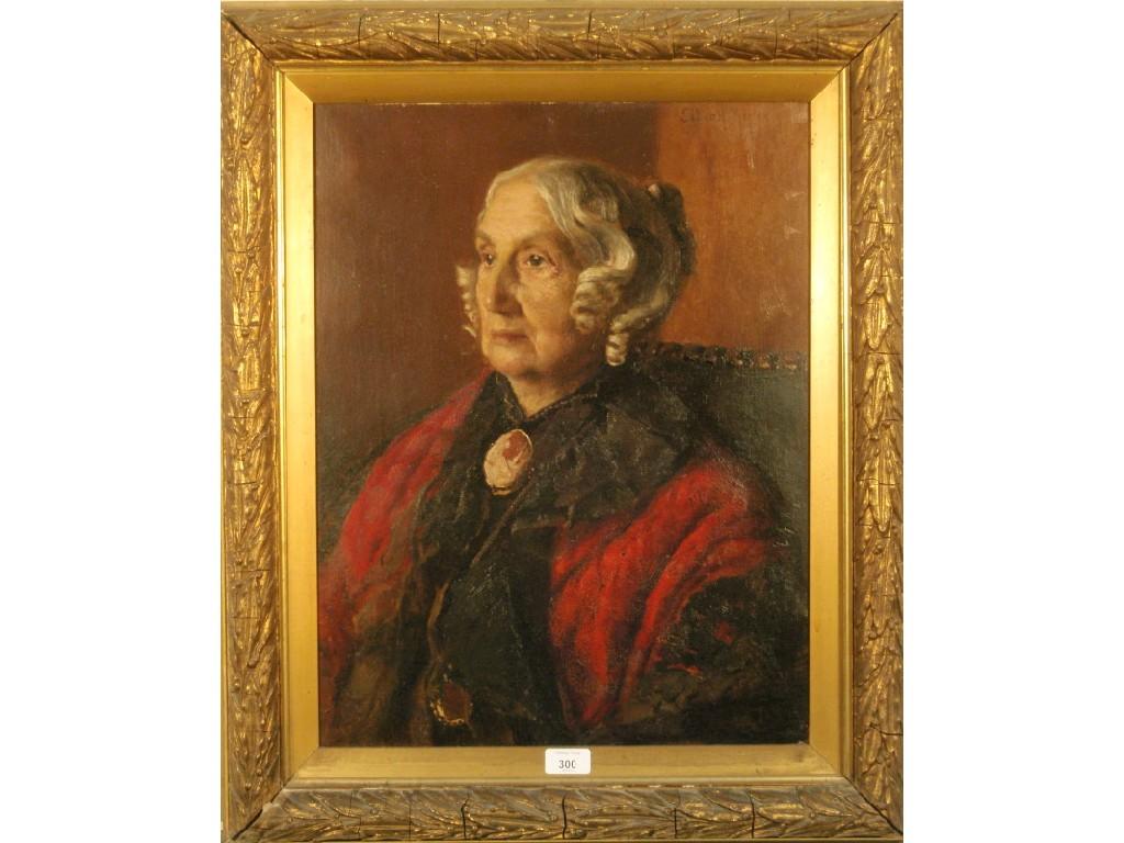 Appraisal: Elliot Henry Marten - th thC half length portrait of