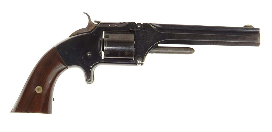 Appraisal: SMITH WESSON ARMY SPUR TRIGGER REVOLVER Cal RF SN Blue