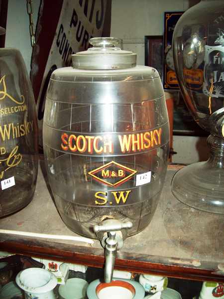 Appraisal: A LATE VICTORIAN 'M AND B' SCOTCH AND WHISKEY GLASS