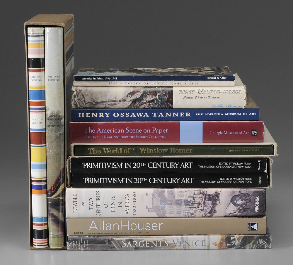 Appraisal: Twelve Books Paintings Sculpture and Related Fine Arts detailed listing