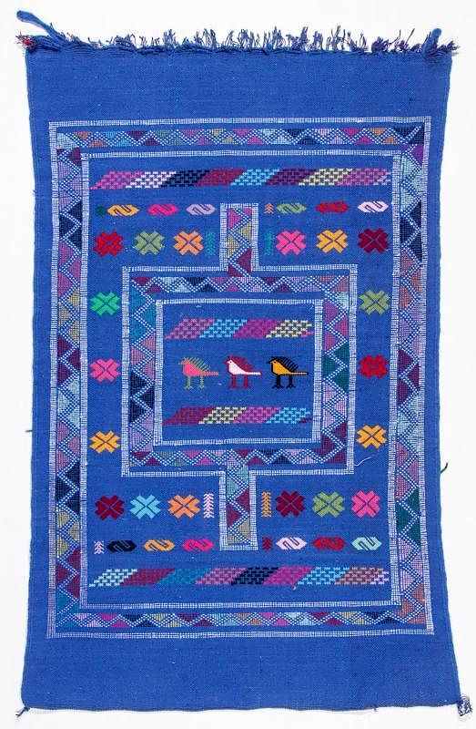 Appraisal: Modern Moroccan Kilim ' '' x ' '' Modern Moroccan