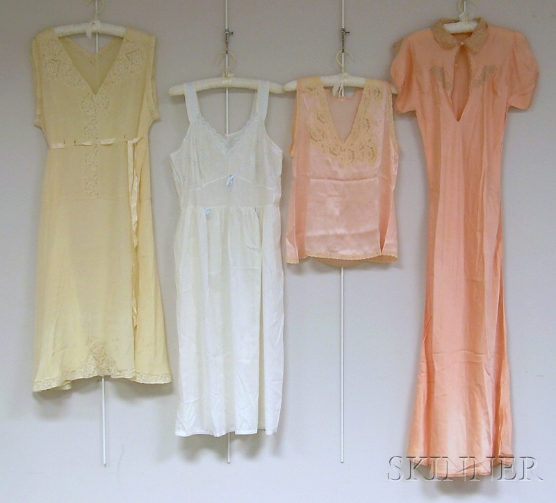 Appraisal: Four Items of Vintage Lingerie