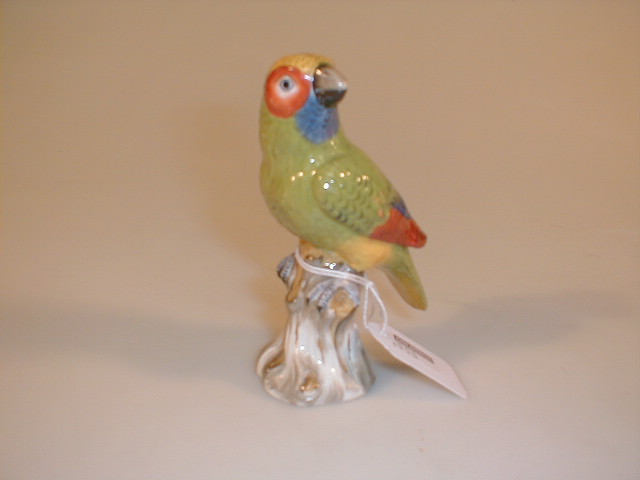 Appraisal: A German porcelain figure of a parrot in the Meissen