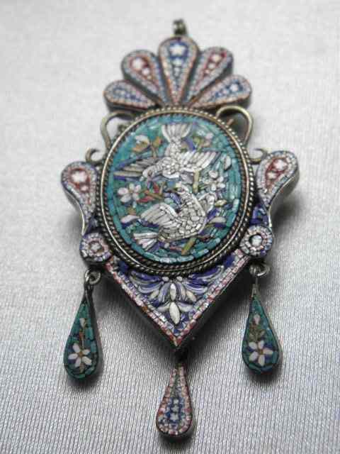 Appraisal: Late th early th century micro mosaic jewelry can be