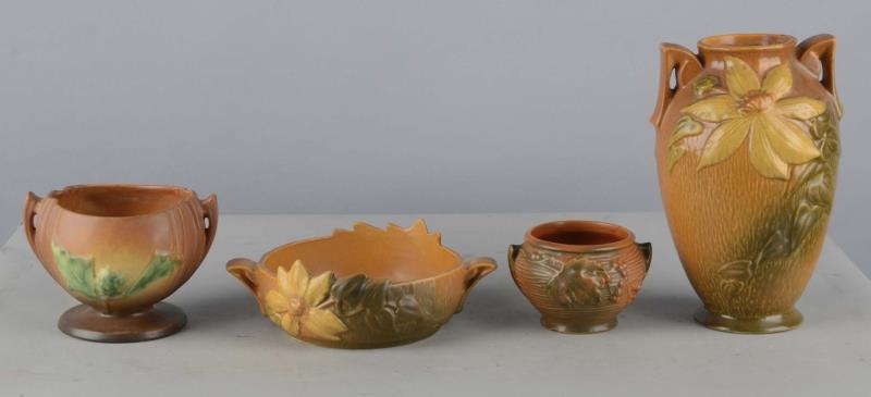 Appraisal: Lot of Roseville Pottery Pieces Manufactured by the Roseville Pottery