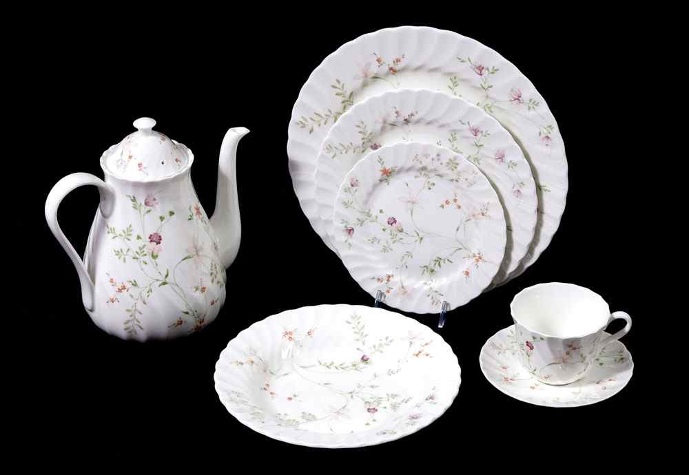 Appraisal: PIECE WEDGWOOD CAMPION FINE CHINA Swirled form in a fresh