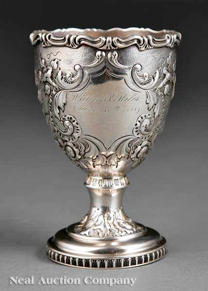 Appraisal: An American Coin Silver Goblet Gale Hayden New York and