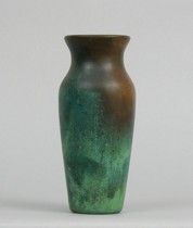 Appraisal: Clewell Pottery Vase Copper clad pottery incised on bottom and