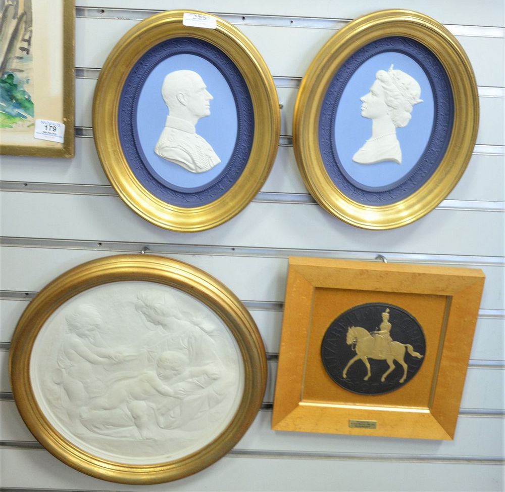 Appraisal: Group of Seven Framed Wedgwood Plaques to include limited edition