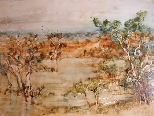 Appraisal: Outback Landscape Artist Boissevain O B E William Australian born