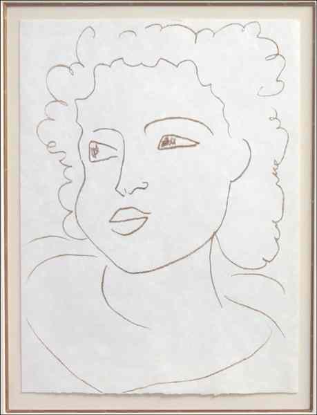 Appraisal: HENRI MATISSE - POESIES ANTILLAISES - ONE PLATE Lithograph in