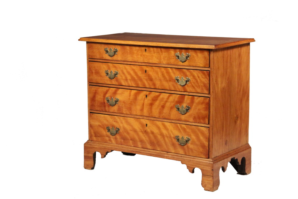 Appraisal: MAINE CHEST - Very Nice Chippendale Chest circa - of