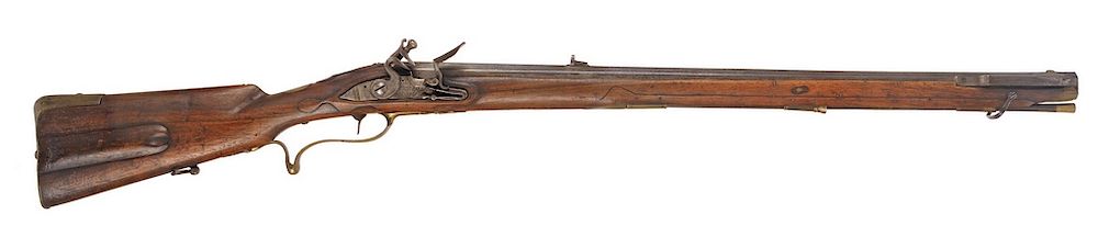 Appraisal: THE ONLY EXTANT REVOLUTIONARY WAR JAEGER RIFLE OF THE HESSE-HANAU