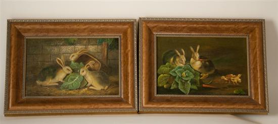 Appraisal: Unknown Artist L th E th C Pair of Paintings