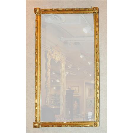 Appraisal: Louis XVI Style Gold Painted Mirror Estimate -