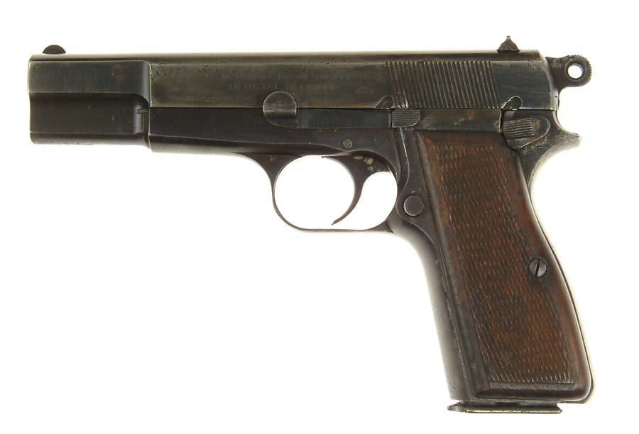 Appraisal: BROWNING MODEL SEMI-AUTOMATIC PISTOL WITH NAZI PROOFS SN stacked on