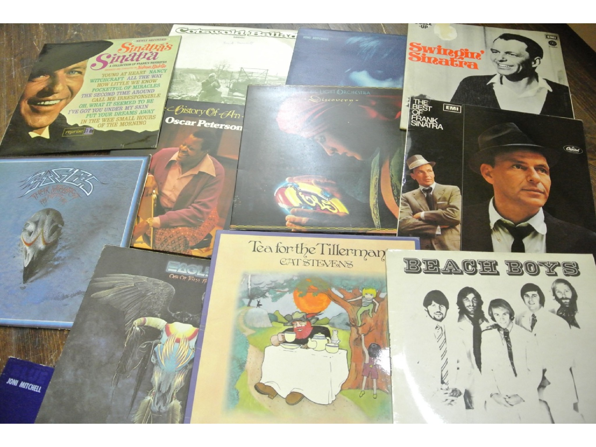 Appraisal: A quantity of vintage vinyl LPs including Sinatra The Eagles