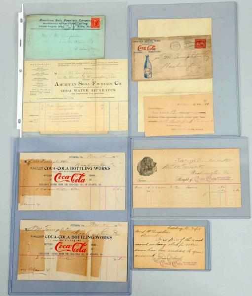 Appraisal: Lot of Pittsburg PA Coca-Cola Related Ephemera pieces Includes postcards