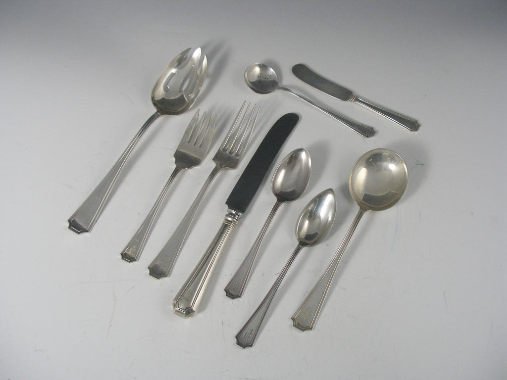 Appraisal: Sterling Flatware Service Fairfax by Durgin pieces total including knives