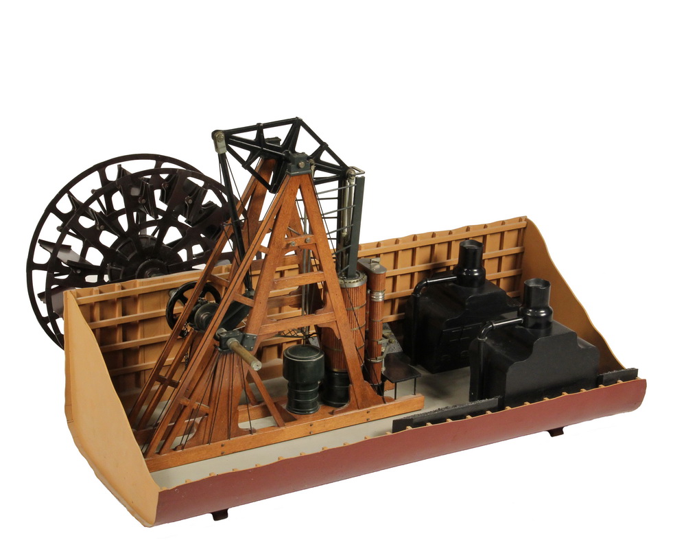 Appraisal: ENGINEER'S SHIP ENGINE MODEL - Walking Beam Engine Model made