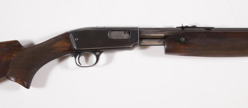 Appraisal: WINCHESTER MODEL OCTAGONAL SLIDE ACTION RIFLE lr caliber octagonal barrel