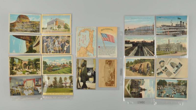 Appraisal: Lot Of Assorted Postcards This lot includes a wide variety