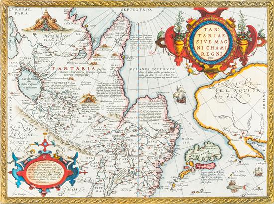 Appraisal: Sale Lot MAP ORTELIUS ABRAHAM Tartariae sive Magni Chami Regni