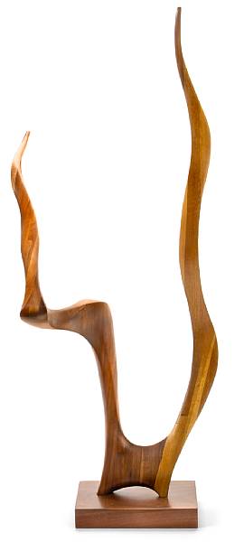 Appraisal: Property from a Private Los Angeles Collection Sculpture circa walnut